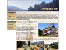 Tablet Screenshot of hebergement.adrspach.org