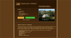 Desktop Screenshot of klikarovi.adrspach.cz